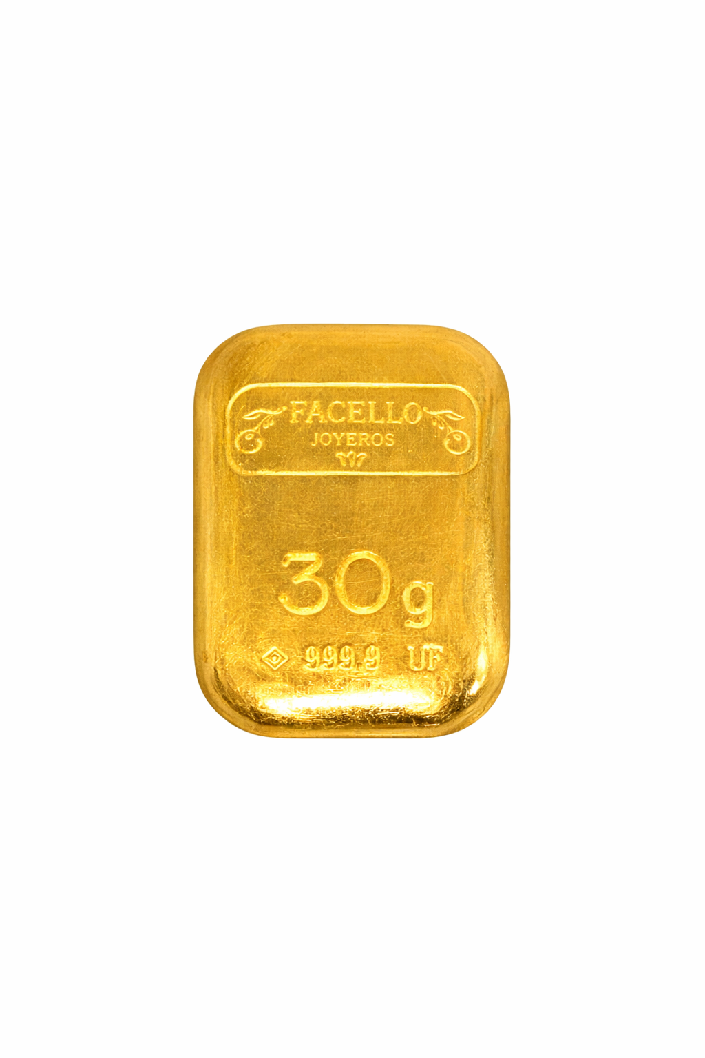 Lingote 30 gr sellado Joyería Facello
